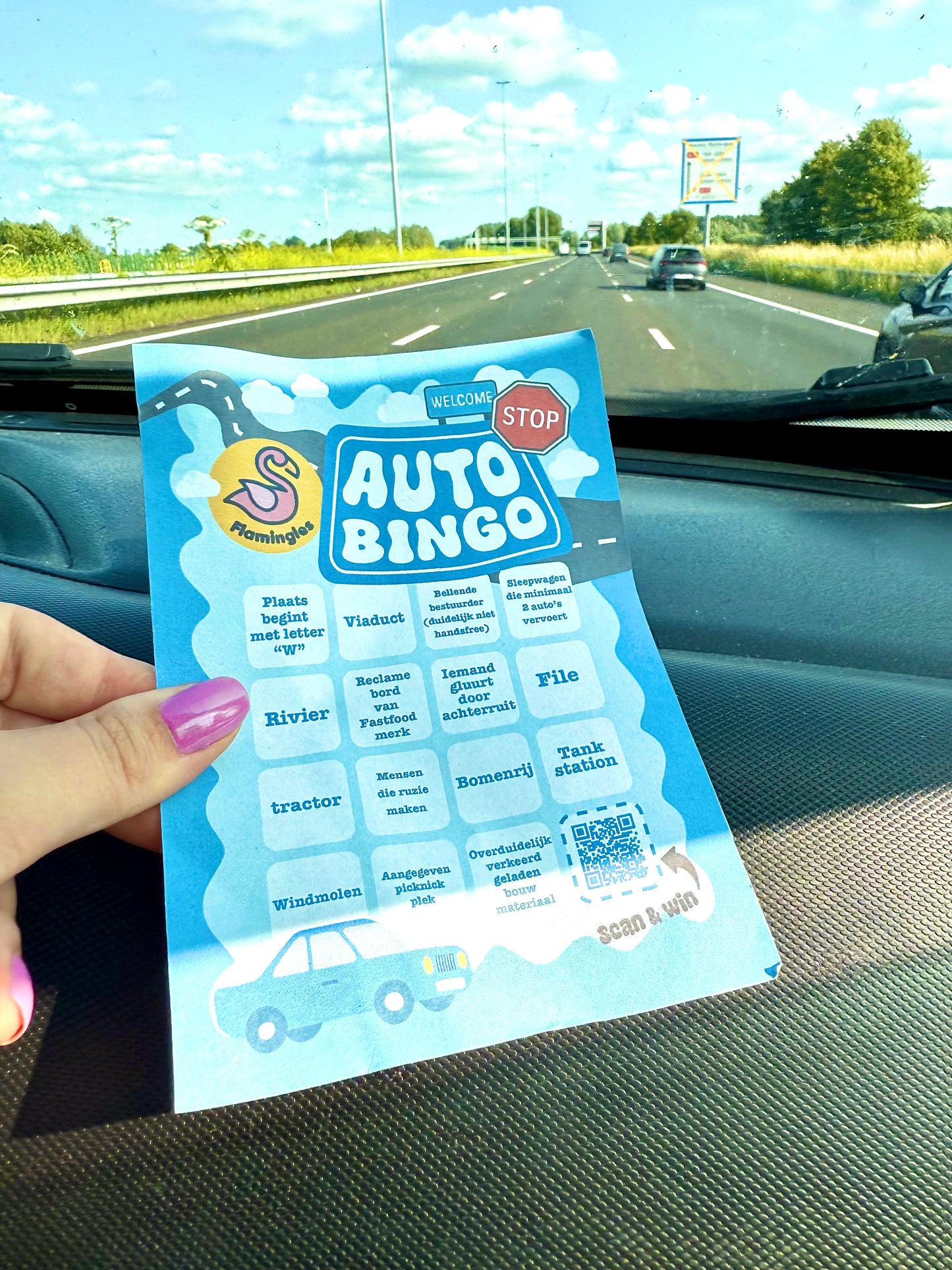 Auto Bingo - Hét spel voor onderweg