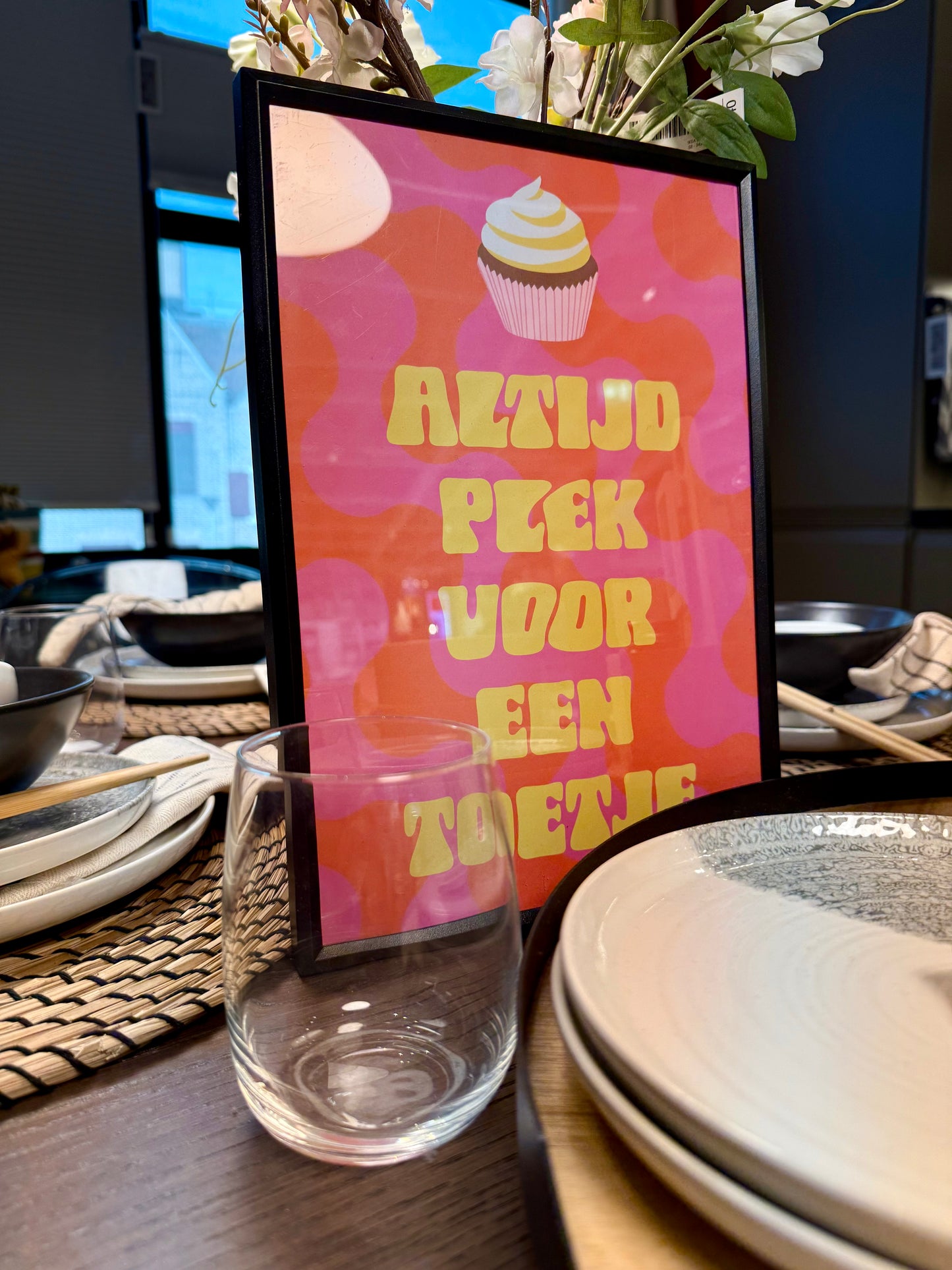 Een kleine reminder voor aan tafel