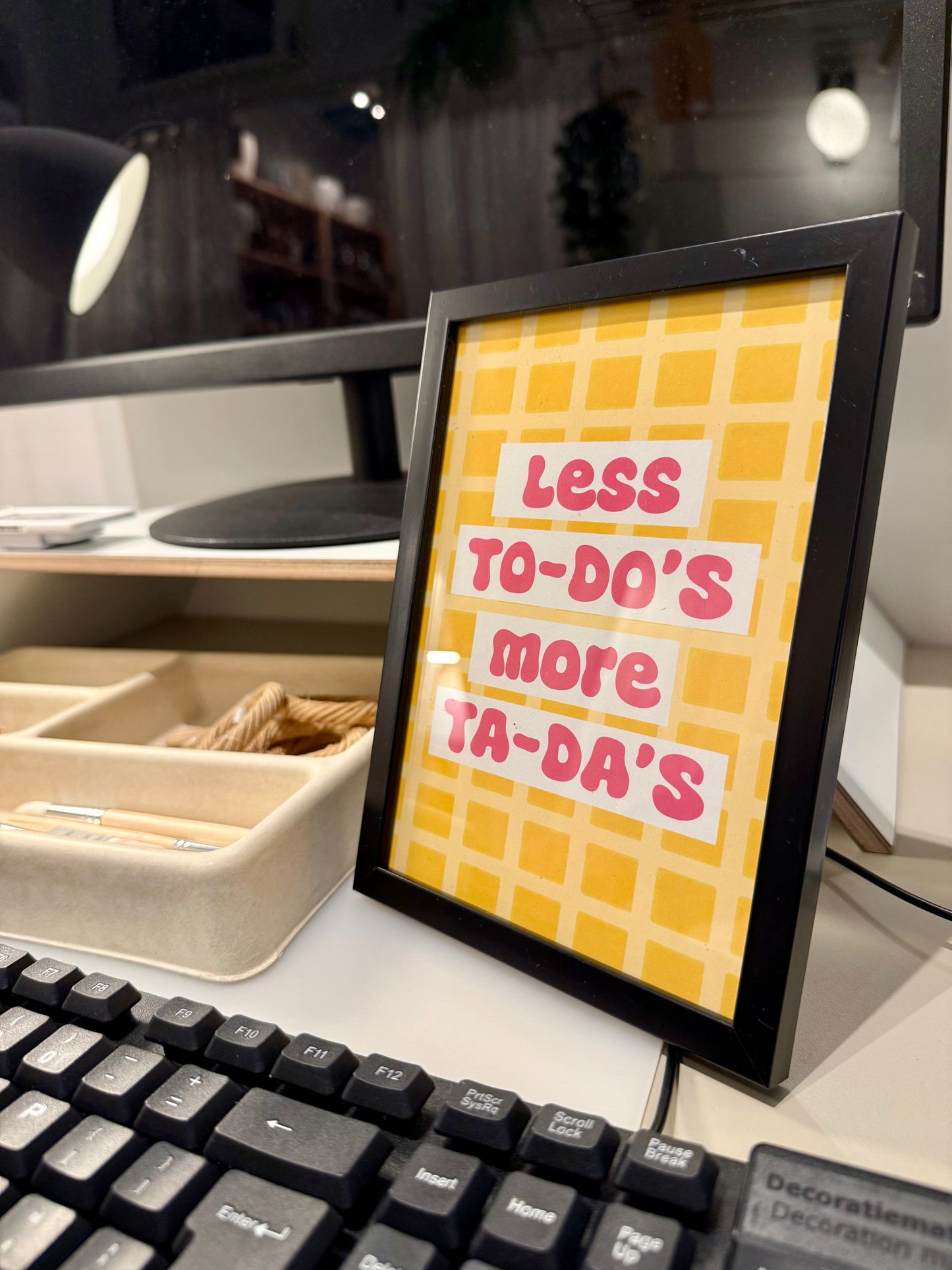 Een leuk geheugensteuntje voor op het kantoor