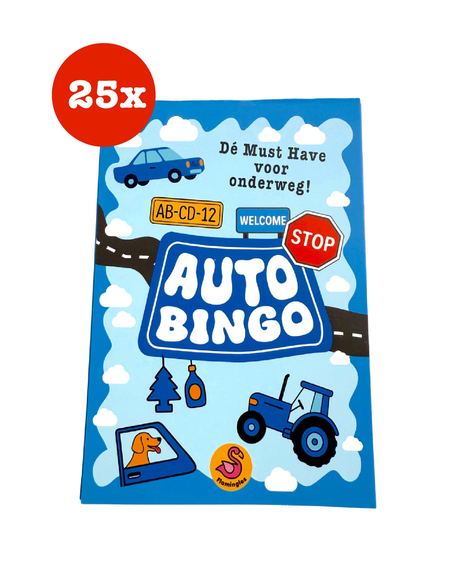 Auto Bingo spel , grappige roadtrip-bingo voor onderweg, origineel cadeau en leuke activiteit voor in de auto; vrolijke wanddecoratie-stijl verpakking als speels en uniek cadeau-idee