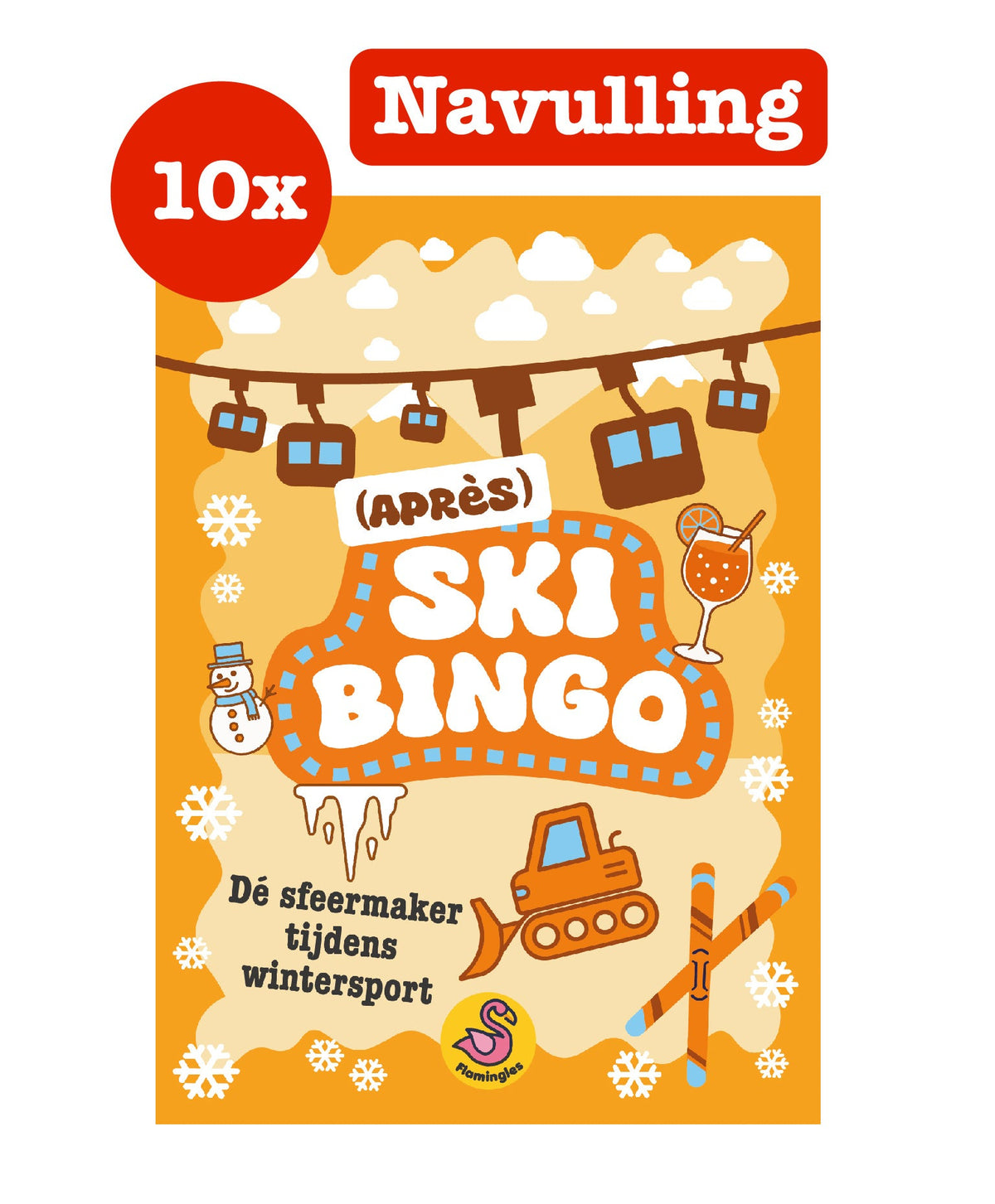 Après-Ski Bingo - Navulling (10 stuks)
