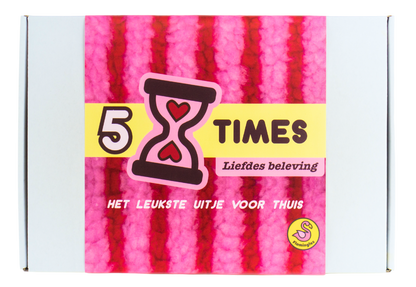 5 Times - Liefdesbeleving - Spel - Date Night - Datebox - Daten - Origineel Date Idee - Romantisc Cadeau- Cadeau Voor haar - Valentijn - Valentijnscadeau